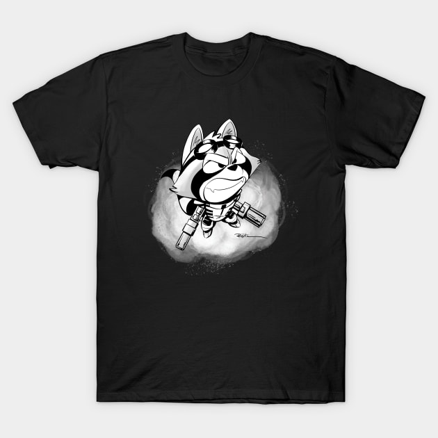 Rocket Raccoon T-Shirt by varick